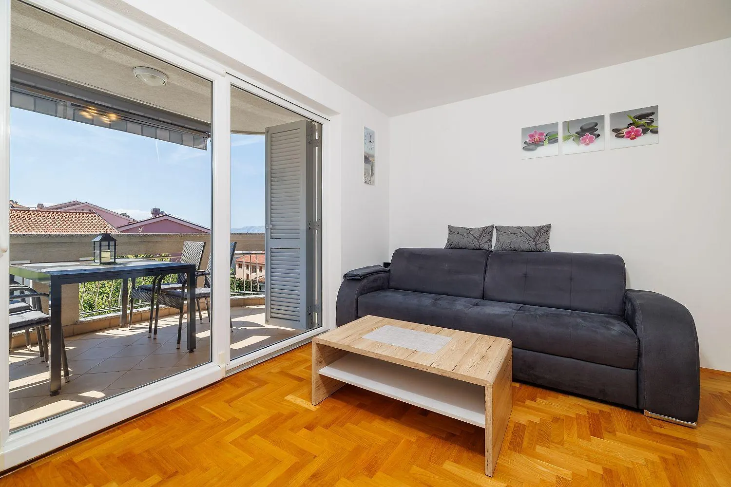 Helles Apartment In Neubausiedlung Nur 500 Meter Zum Strand Mit Meerblick, Waschmaschine Crikvenica Croatia