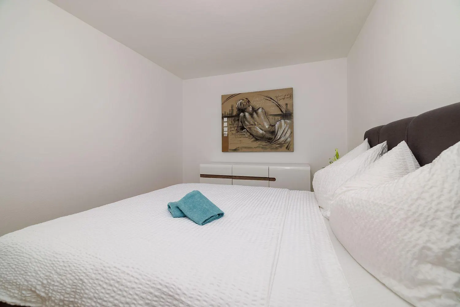 Helles Apartment In Neubausiedlung Nur 500 Meter Zum Strand Mit Meerblick, Waschmaschine Crikvenica