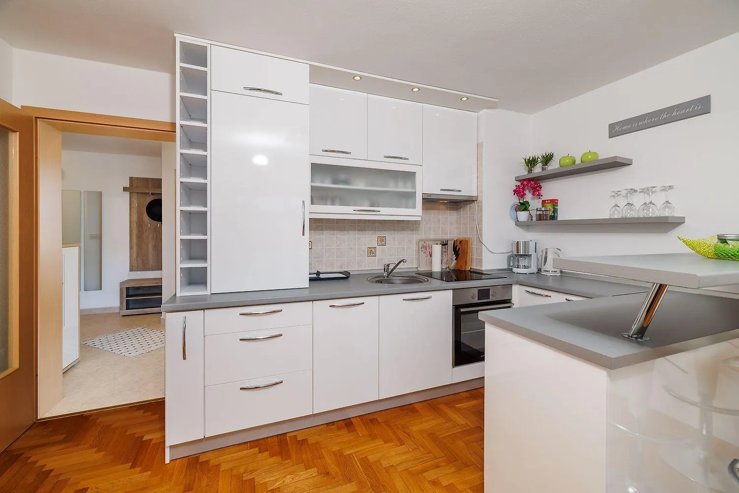 Helles Apartment In Neubausiedlung Nur 500 Meter Zum Strand Mit Meerblick, Waschmaschine Crikvenica Croatia